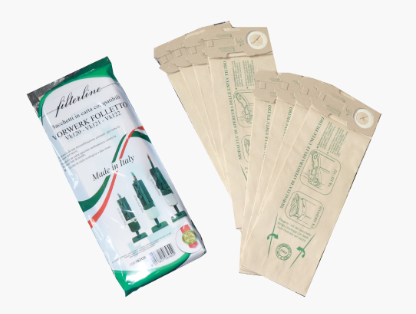 8 SACCHI CARTA VK120/1/2 Made in Italy IN BUSTA - SACCHETTI ASPIRAPOLVERE -  FOLLETTO ADATTABILE - PICCOLO ELETTRODOMESTICO - Catalogo - Repetti Store -  riparazioni e ricambi elettrodomestici